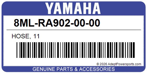 Yamaha 8ML-RA902-00-00 Hose, 11