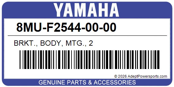 Yamaha 8MU-F2544-00-00 Brkt., Body, Mtg., 2