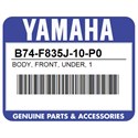 Yamaha B74-F835J-10-P0 Body, Front, Under, 1