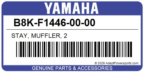 Yamaha B8K-F1446-00-00 Stay, Muffler, 2