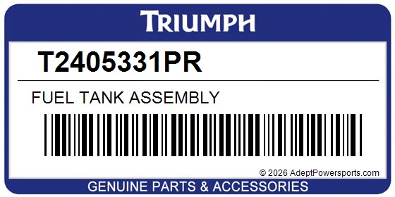 Triumph T2405331PR Fuel Tank Assembly