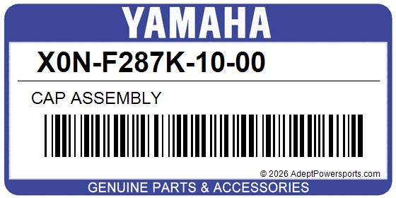 Yamaha X0N-F287K-10-00 Cap Assembly