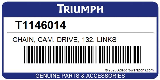 Triumph T1146014 Chain, Cam, Drive, 132, Links