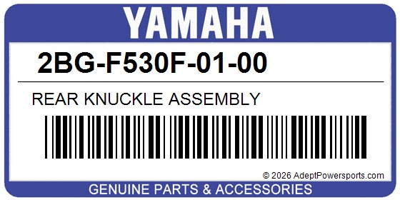 Yamaha 2BG-F530F-01-00 Rear Knuckle Assembly