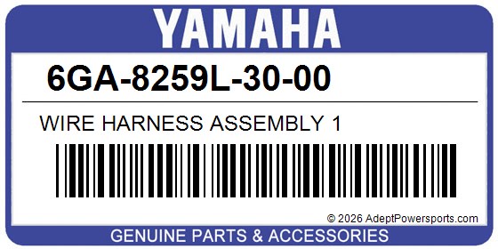Yamaha 6GA-8259L-30-00 Wire Harness Assembly 1