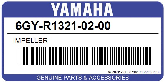 Yamaha 6GY-R1321-02-00 Impeller