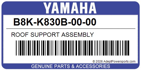 Yamaha B8K-K830B-00-00 Roof Support Assembly