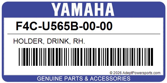 Yamaha F4C-U565B-00-00 Holder, Drink, Rh.