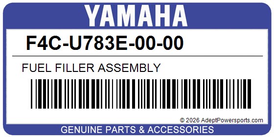 Yamaha F4C-U783E-00-00 Fuel Filler Assembly