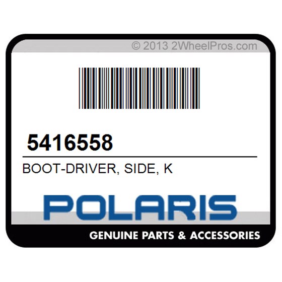 Polaris 5416558 Boot-Driver, Side, K