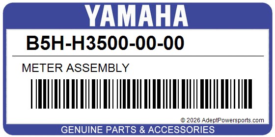 Yamaha B5H-H3500-00-00 Meter Assembly