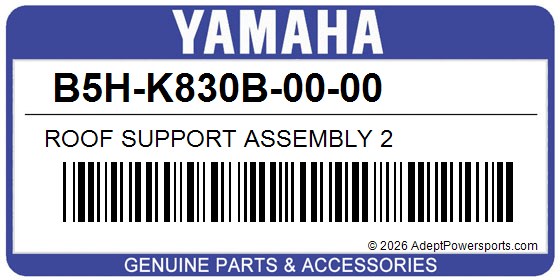 Yamaha B5H-K830B-00-00 Roof Support Assembly 2