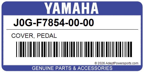 Yamaha J0G-F7854-00-00 Cover, Pedal