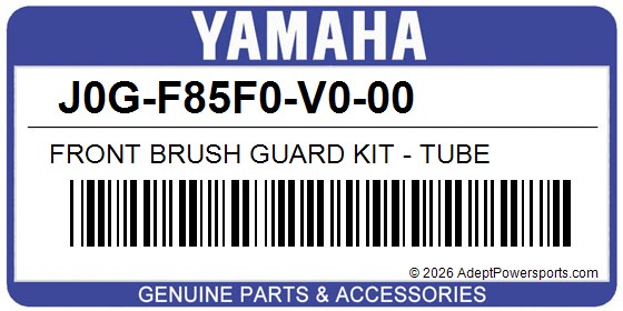 Yamaha J0G-F85F0-V0-00 Front Brush Guard Kit - Tube
