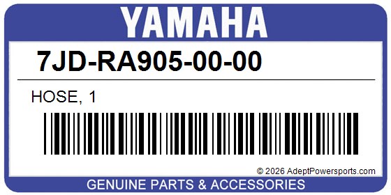 Yamaha 7JD-RA905-00-00 Hose, 1