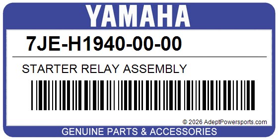 Yamaha 7JE-H1940-00-00 Starter Relay Assembly
