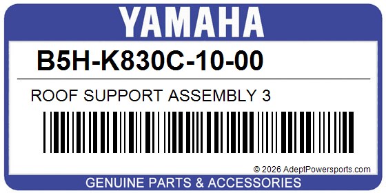 Yamaha B5H-K830C-10-00 Roof Support Assembly 3