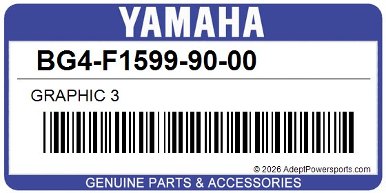 Yamaha BG4-F1599-90-00 Graphic 3
