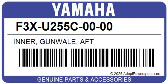 Yamaha F3X-U255C-00-00 Inner, Gunwale, Aft