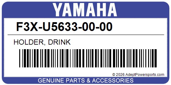 Yamaha F3X-U5633-00-00 Holder, Drink