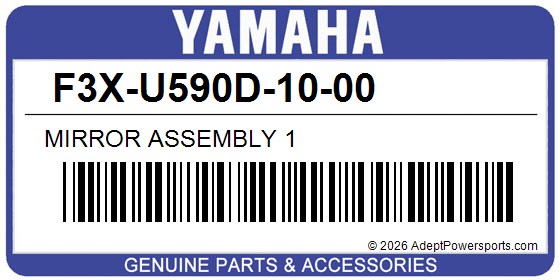 Yamaha F3X-U590D-10-00 Mirror Assembly 1
