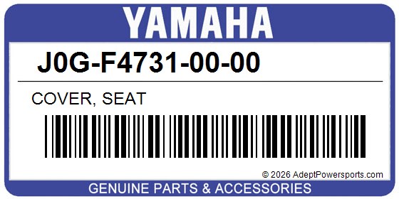 Yamaha J0G-F4731-00-00 Cover, Seat