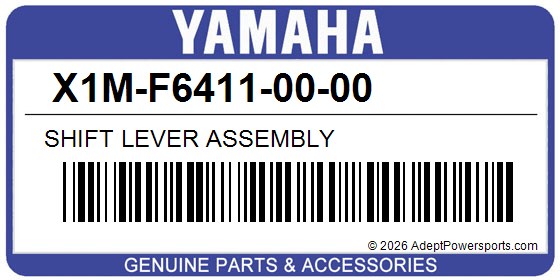 Yamaha X1M-F6411-00-00 Shift Lever Assembly