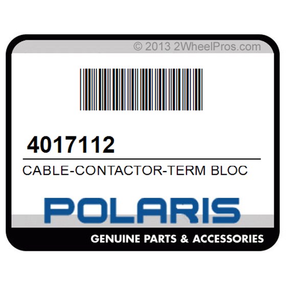 Polaris 4017112 Cable-Contactor-Term Block Zs