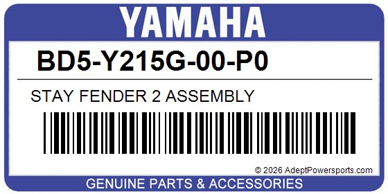Yamaha BD5-Y215G-00-P0 Stay Fender 2 Assembly