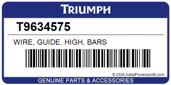 Triumph T9634575 Wire, Guide, High, Bars