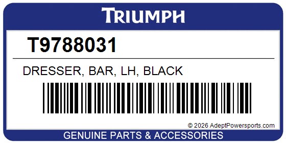 Triumph T9788031 Dresser, Bar, Lh, Black