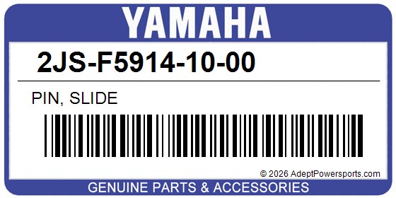 Yamaha 2JS-F5914-10-00 Pin, Slide