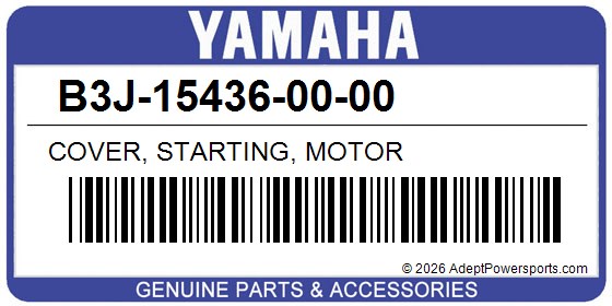 Yamaha B3J-15436-00-00 Cover, Starting, Motor