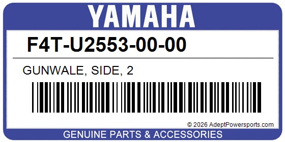 Yamaha F4T-U2553-00-00 Gunwale, Side, 2