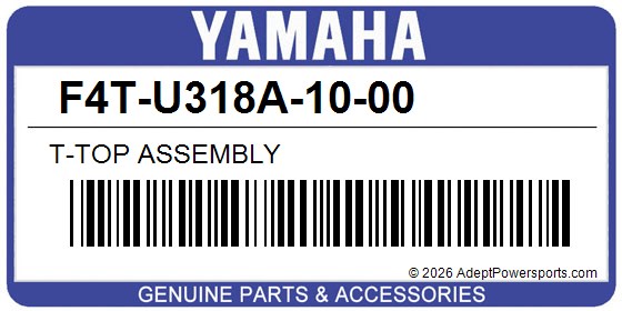 Yamaha F4T-U318A-10-00 T-Top Assembly
