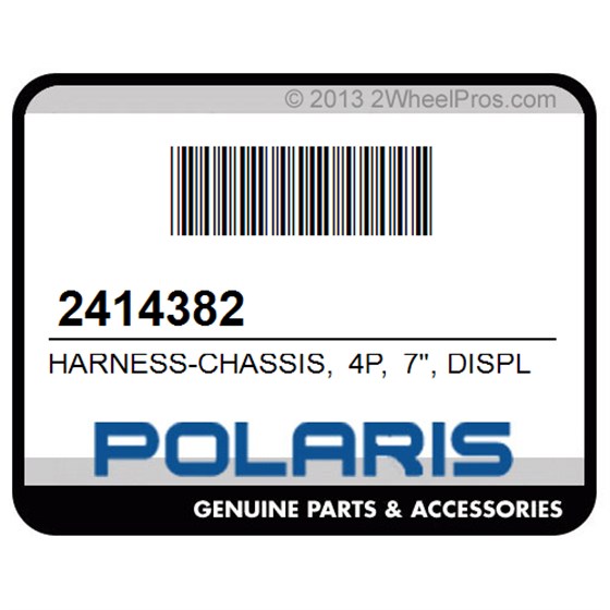 Polaris 2414382 Harness-Chassis, 4P, 7", Display