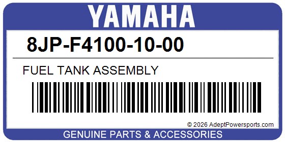 Yamaha 8JP-F4100-10-00 Fuel Tank Assembly