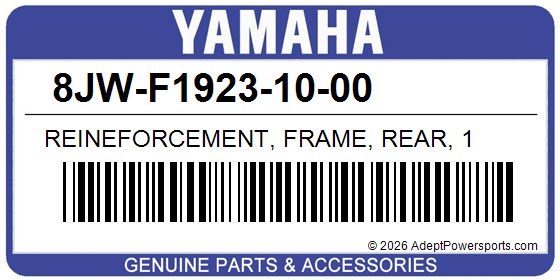 Yamaha 8JW-F1923-10-00 Reineforcement, Frame, Rear, 1