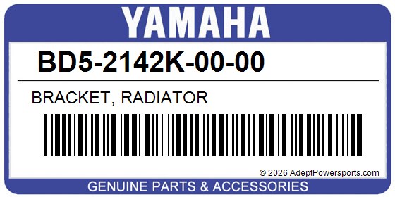 Yamaha BD5-2142K-00-00 Bracket, Radiator