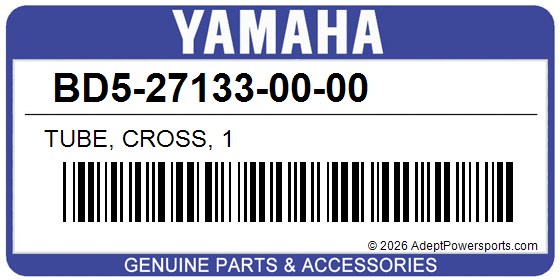 Yamaha BD5-27133-00-00 Tube, Cross, 1