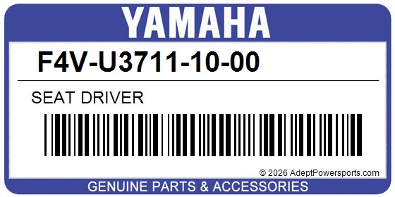 Yamaha F4V-U3711-10-00 Seat Driver
