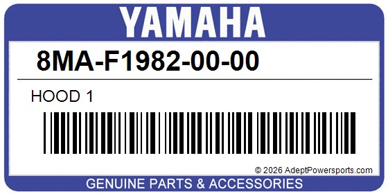 Yamaha 8MA-F1982-00-00 Hood 1
