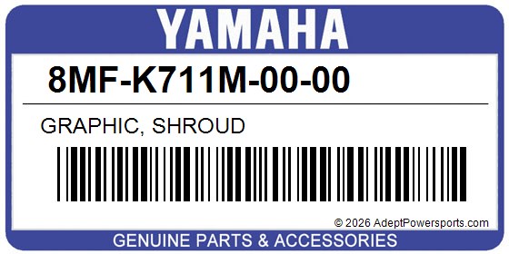 Yamaha 8MF-K711M-00-00 Graphic, Shroud