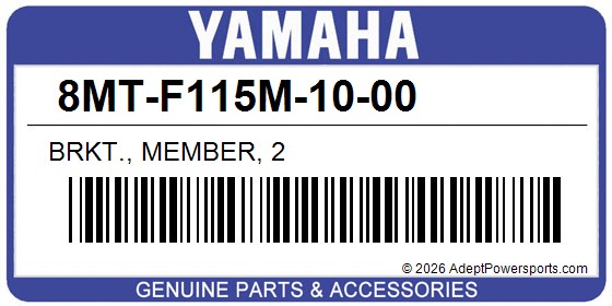 Yamaha 8MT-F115M-10-00 Brkt., Member, 2
