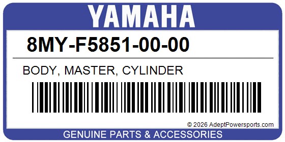 Yamaha 8MY-F5851-00-00 Body, Master, Cylinder