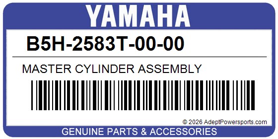 Yamaha B5H-2583T-00-00 Master Cylinder Assembly