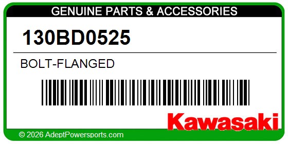Kawasaki 130BD0525 Bolt-Flanged