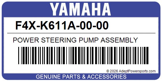 Yamaha F4X-K611A-00-00 Power Steering Pump Assembly