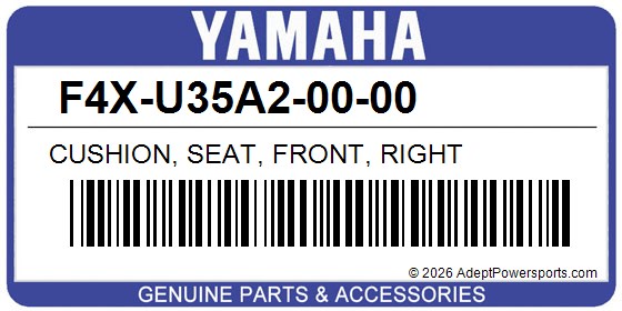 Yamaha F4X-U35A2-00-00 Cushion, Seat, Front, Right