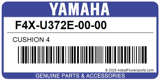 Yamaha F4X-U372E-00-00 Cushion 4